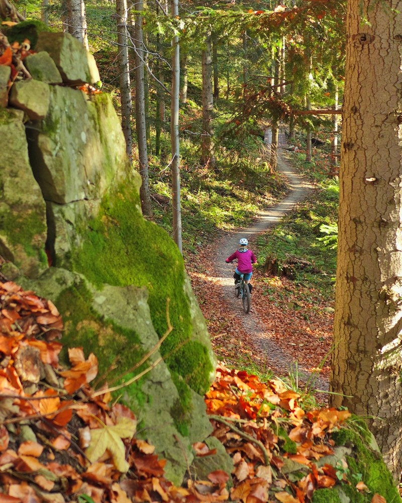 Fragment ściezki rowerowej Mosorny